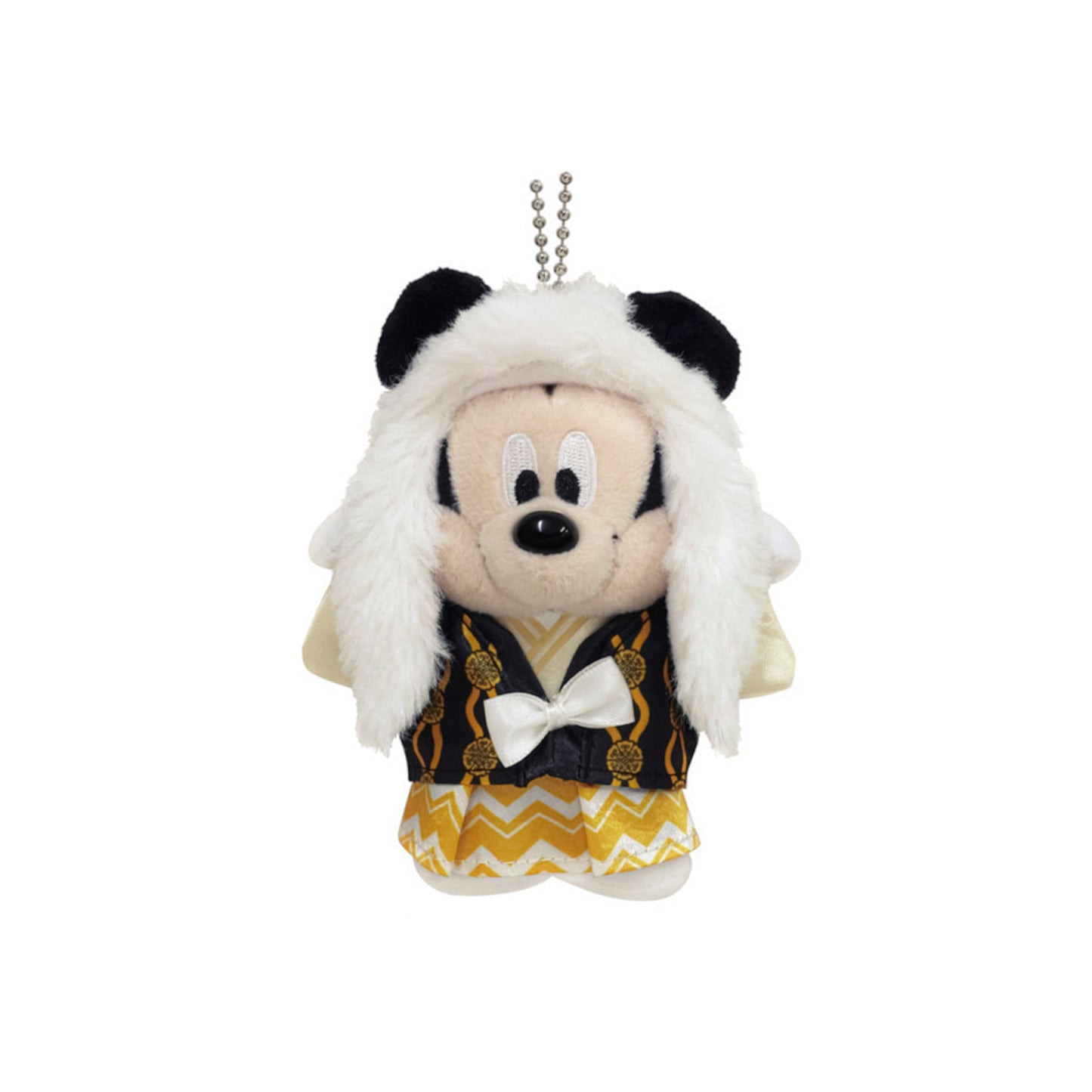 Hong Kong Disneyland Mickey Mouse Plush Keychain – Traditional Chinese Outfit Edition
