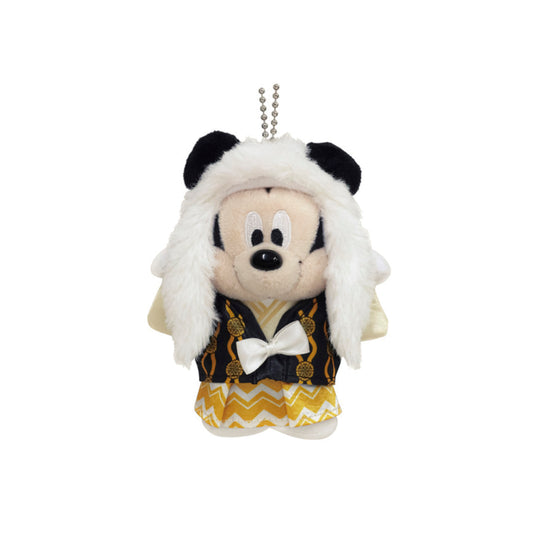 Hong Kong Disneyland Mickey Mouse Plush Keychain – Traditional Chinese Outfit Edition