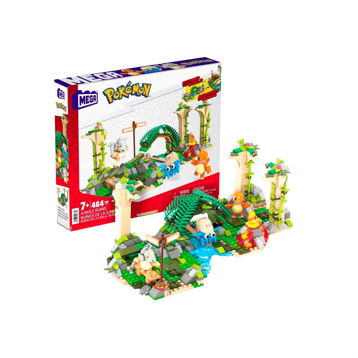 Official Pokémon Mega Blocks Set 3 Characters 464 pieces