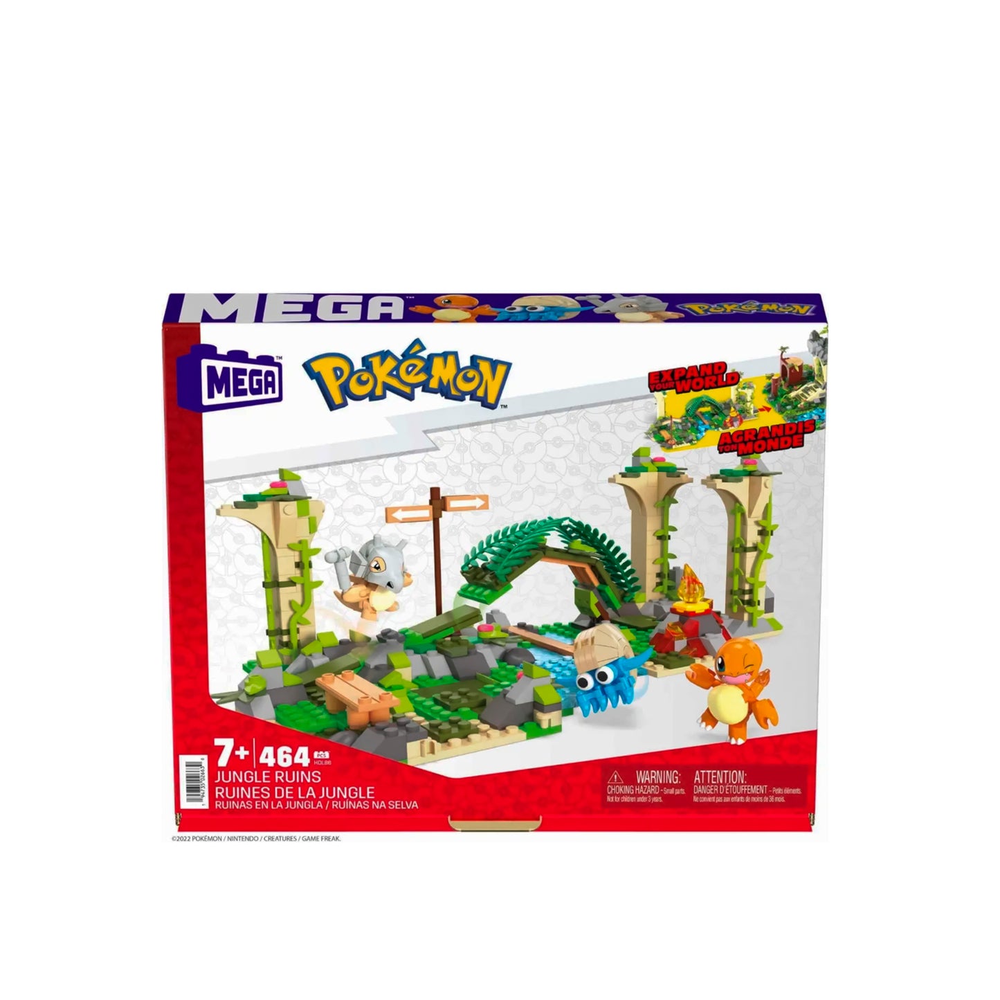 Official Pokémon Mega Blocks Set 3 Characters 464 pieces