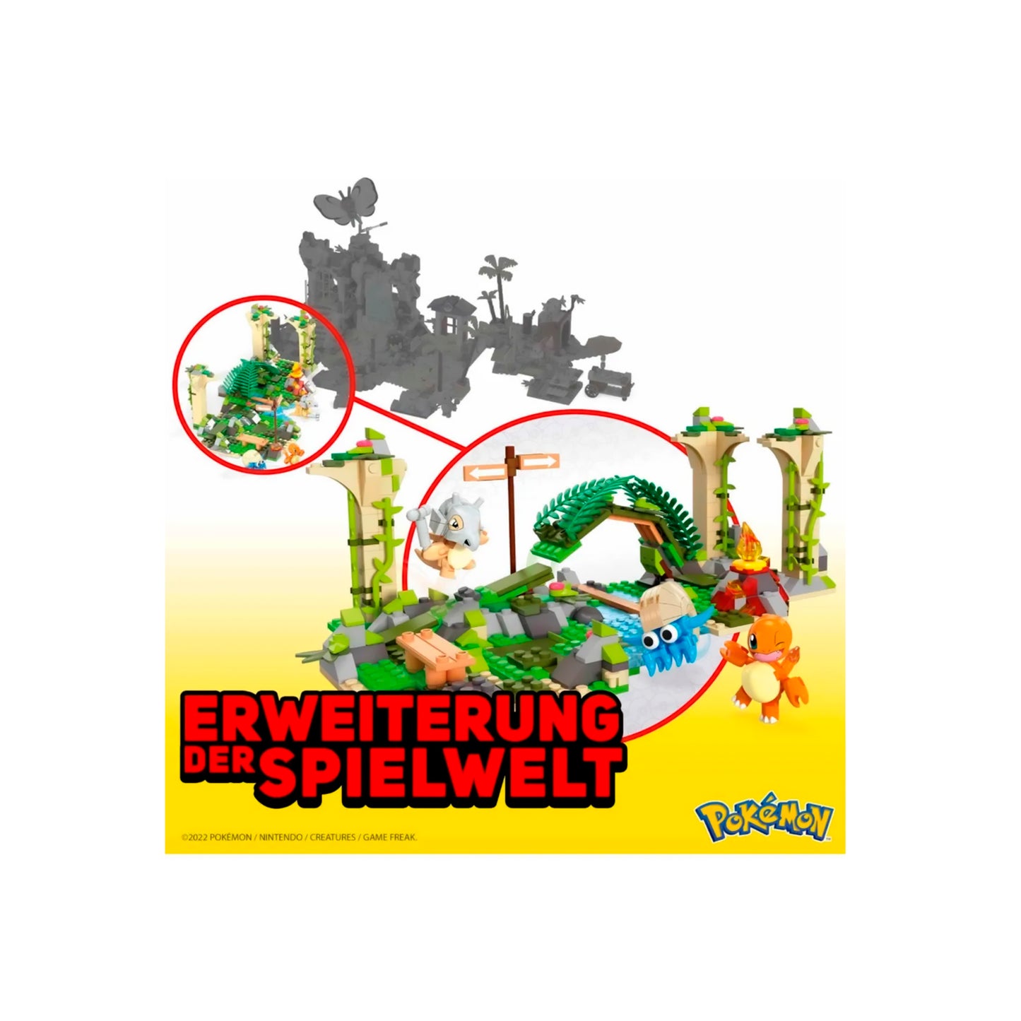 Official Pokémon Mega Blocks Set 3 Characters 464 pieces