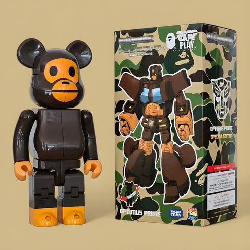 BAPE X TRANSFORMERS X BE@RBRICK - Baby Milo Convoy 400% Medicom