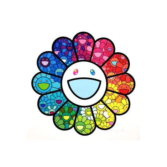 Takashi Murakami - Multicolor Super Flat Flowers