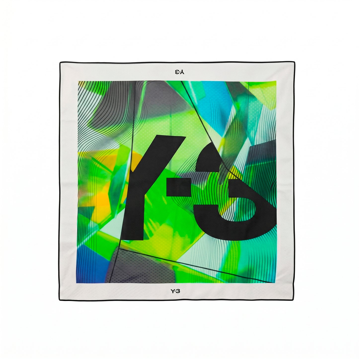 Adidas Y-3 Abstract-Print Square Scarf