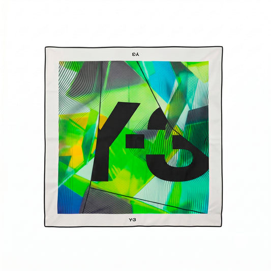 Adidas Y-3 Abstract-Print Square Scarf