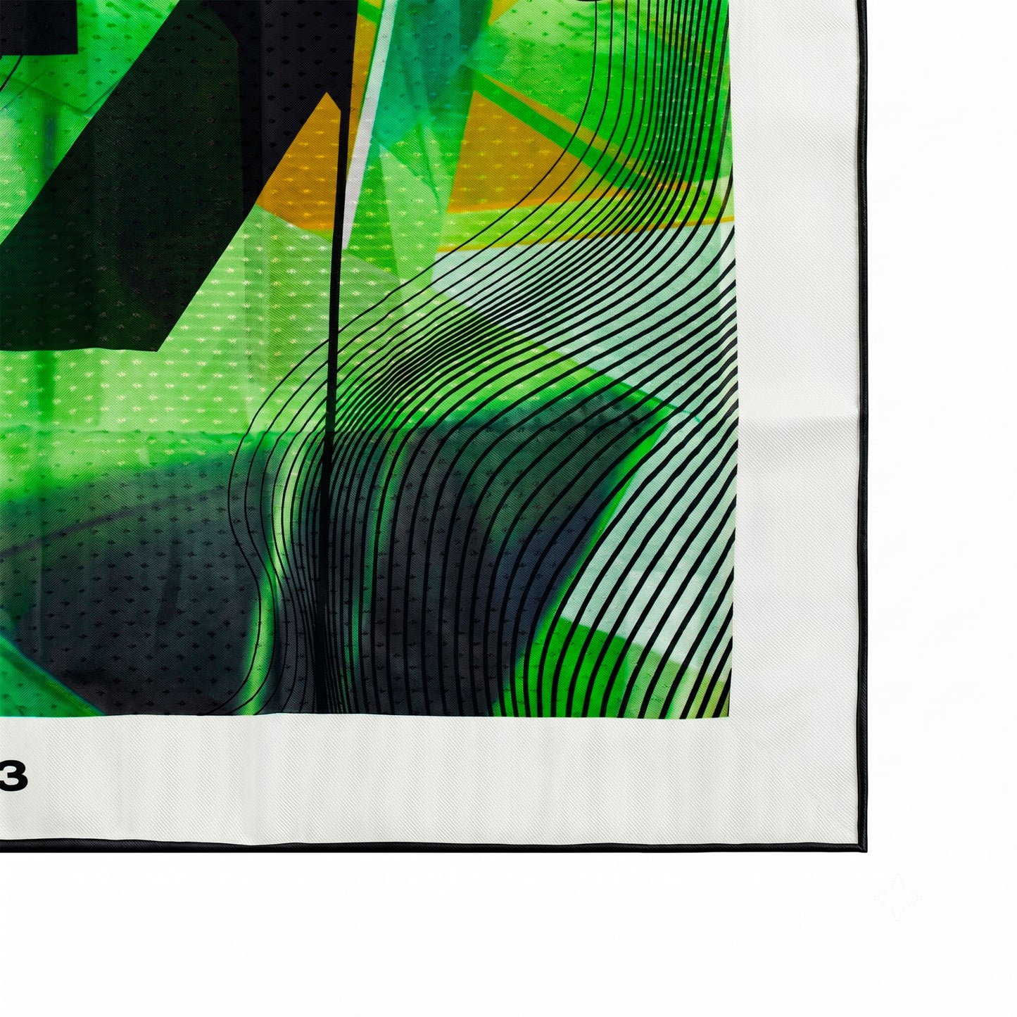 Adidas Y-3 Abstract-Print Square Scarf