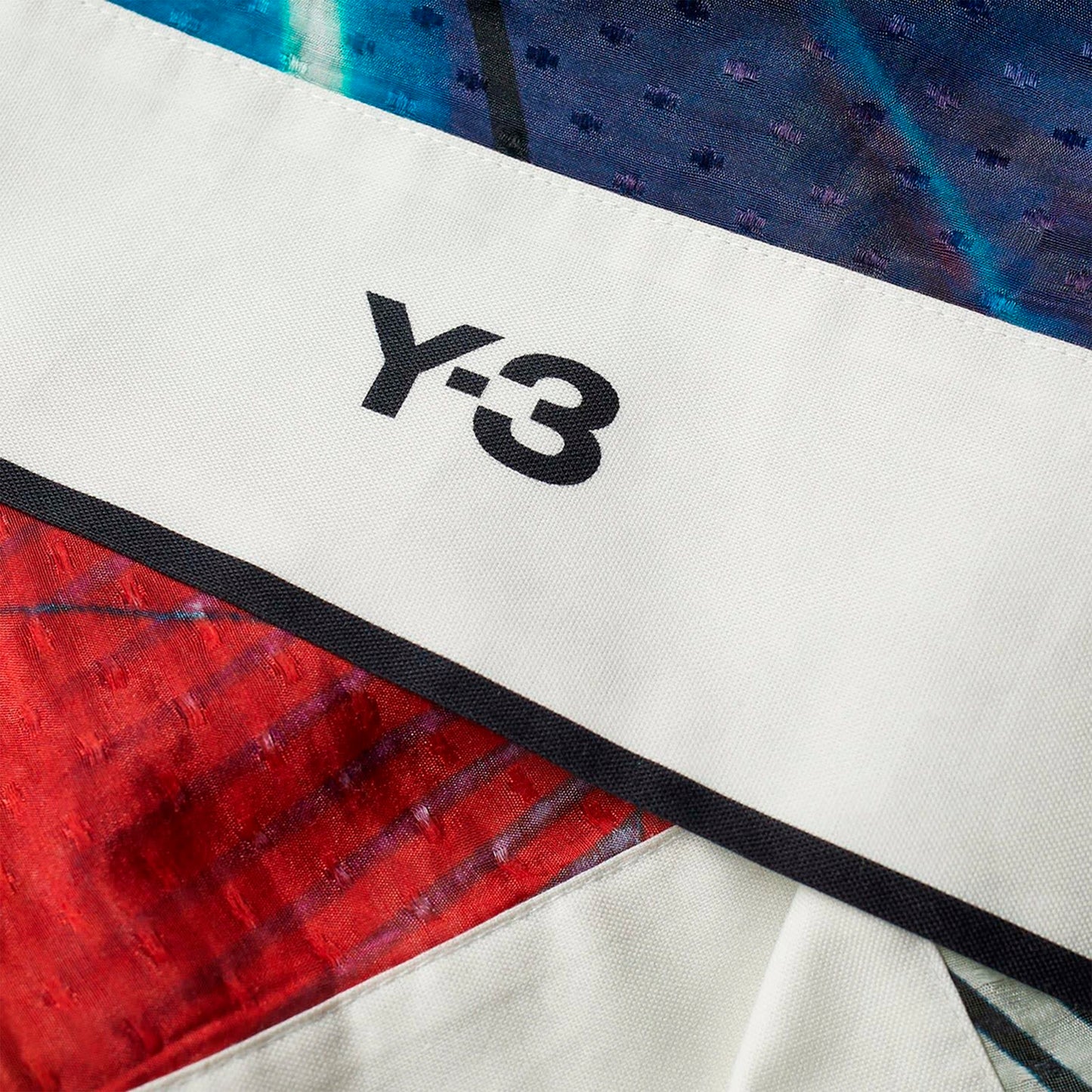 Y-3 Abstract-Print Square Scarf