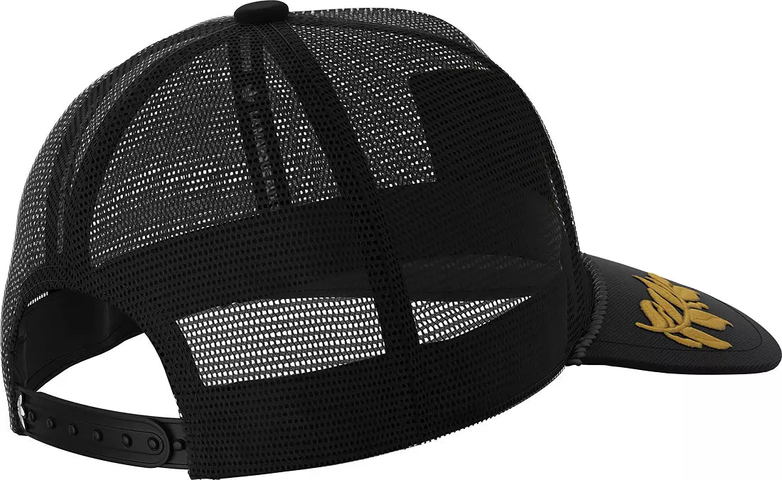 Adidas Unisex Adult Major Mesh Trucker Hat Black/Collegiate Gold