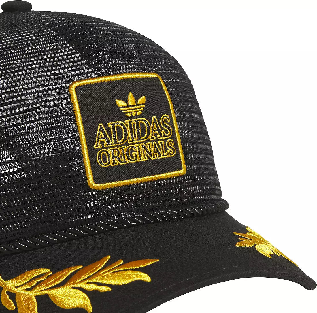 Adidas Unisex Adult Major Mesh Trucker Hat Black/Collegiate Gold