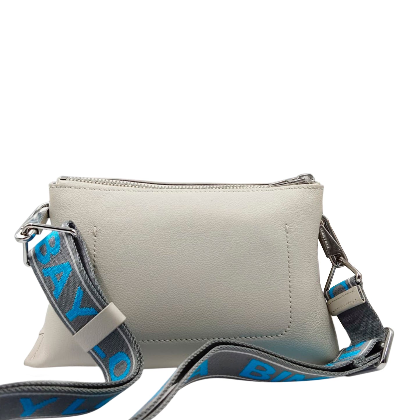 Bimba Y Lola White Trapeze Bag