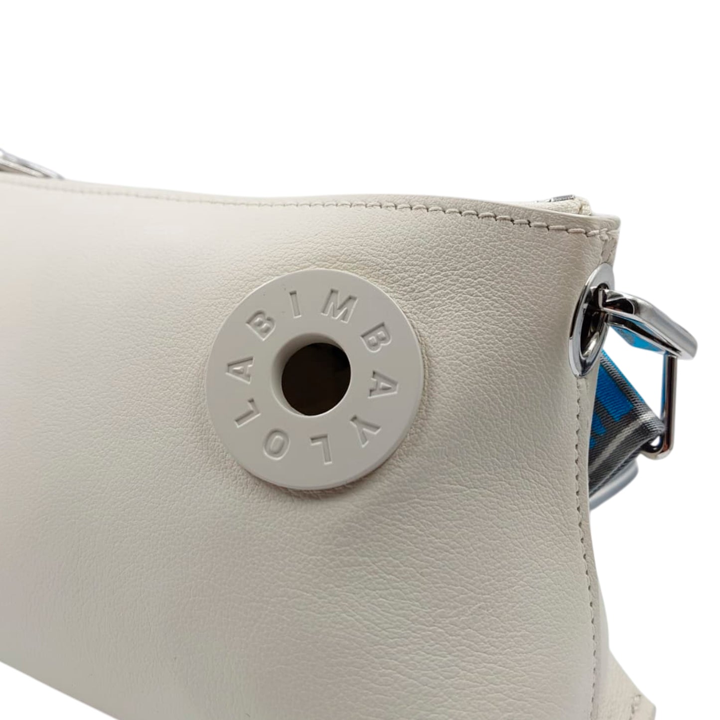 Bimba Y Lola White Trapeze Bag