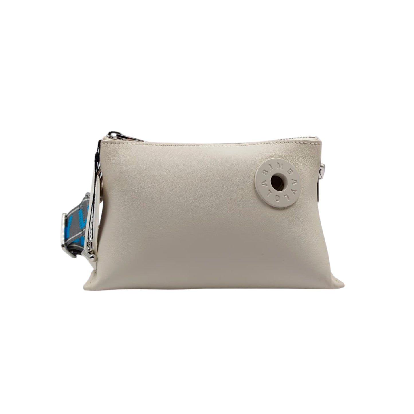Bimba Y Lola White Trapeze Bag
