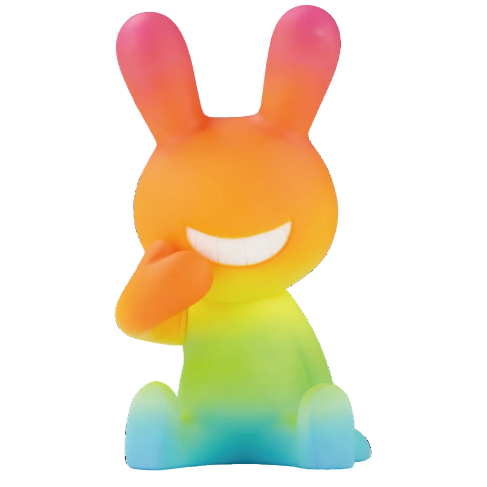 BLACK RABBiT 185% BIG SOFVI – Pastel Rainbow Color