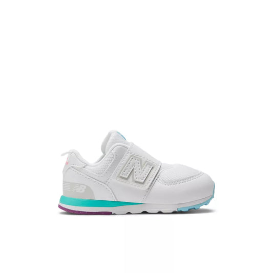 New Balance 574 para Bebes de color blanco