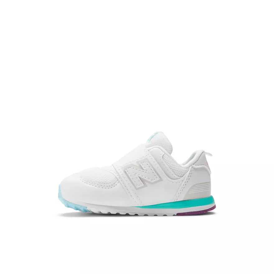 New Balance 574 para Bebes de color blanco