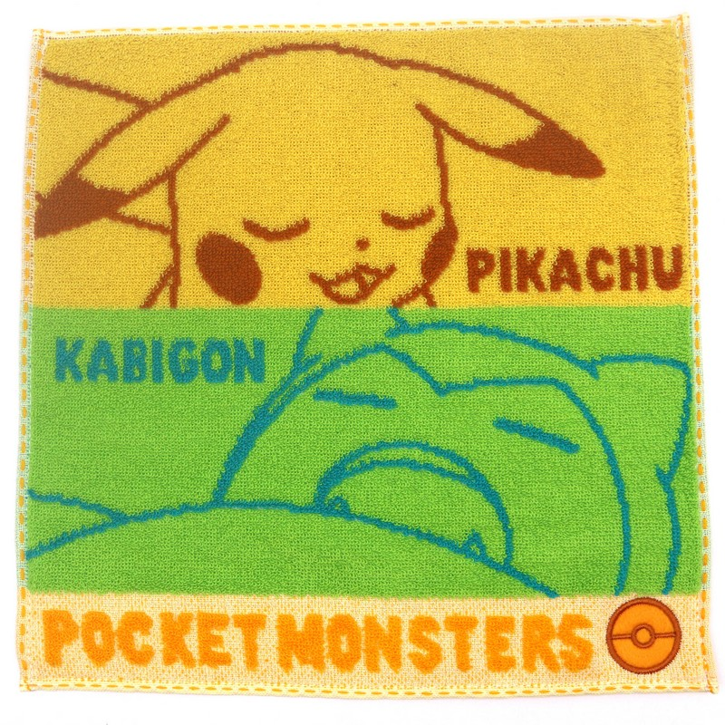 Pokémon Pikachu & Snorlax Hand Towel