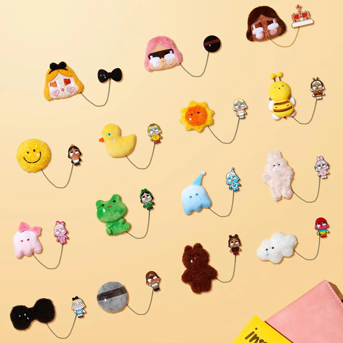 CRYBABY Crying Again Series-Plush Badge Blind Box PopMart