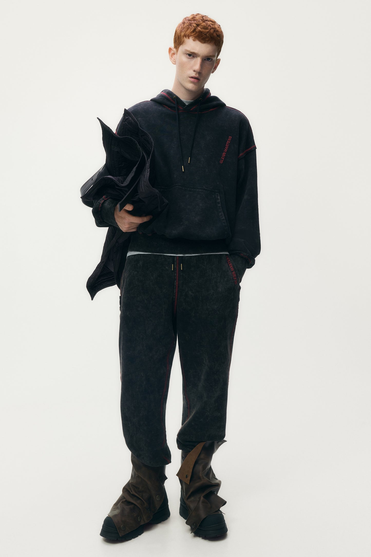 Gleen Martens H&M Sudadera Con Gorro y Diseño