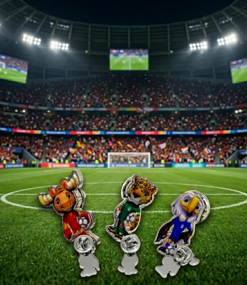 FIFA 2026 - Pin Metálico Oficial de la Mascota Clutch™ el Águila (Estados Unidos)