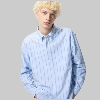 Uniqlo  X Jw Anderson Oxford Oversized Long Sleeve Shirt