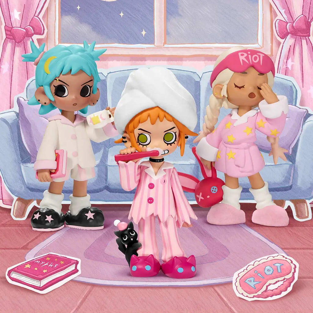 Lil Peach Riot Sleepover Pop Mart
