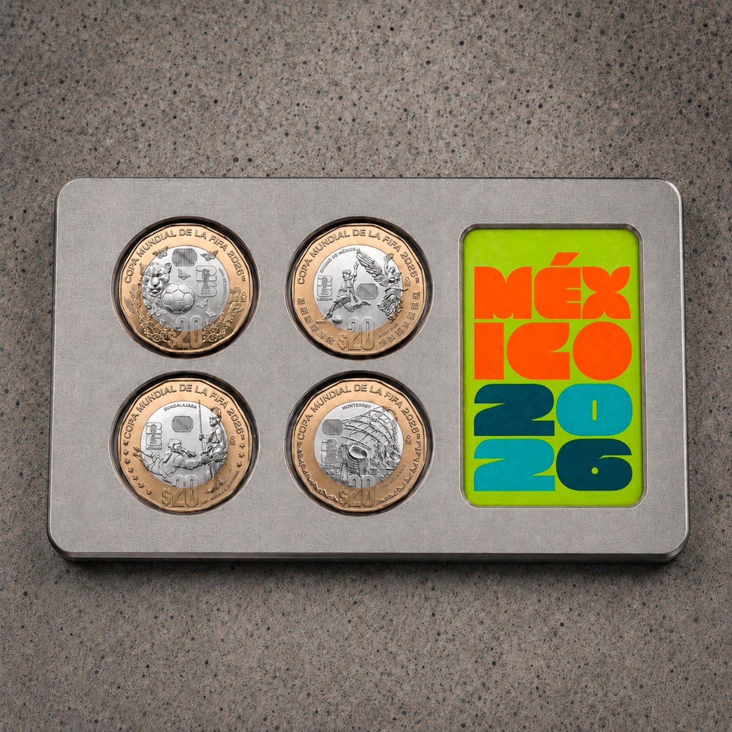 Collector Set Monedas oficiales conmemorativas MEXICO World Cup 2026™