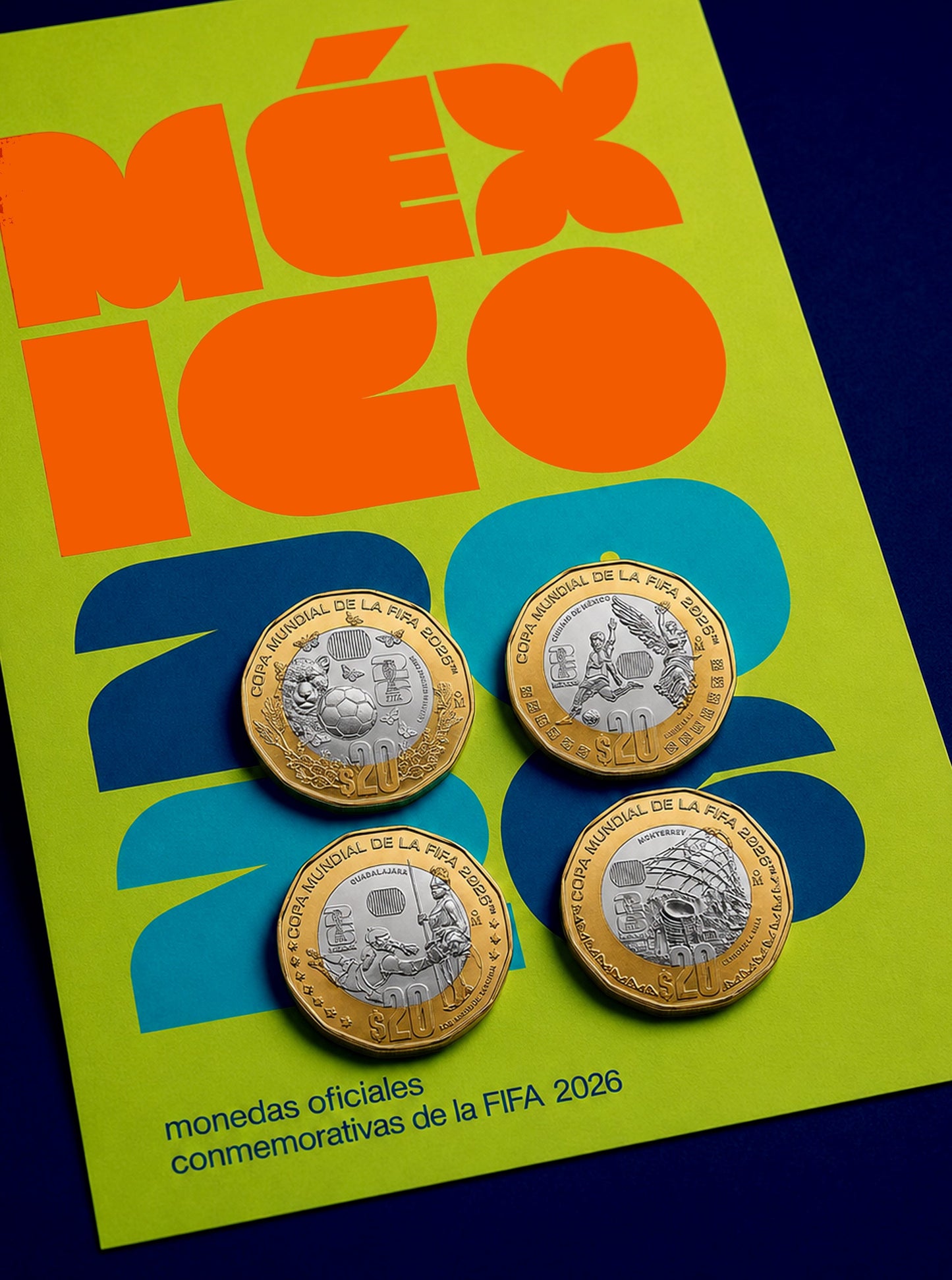 Collector Set Monedas oficiales conmemorativas MEXICO World Cup 2026™