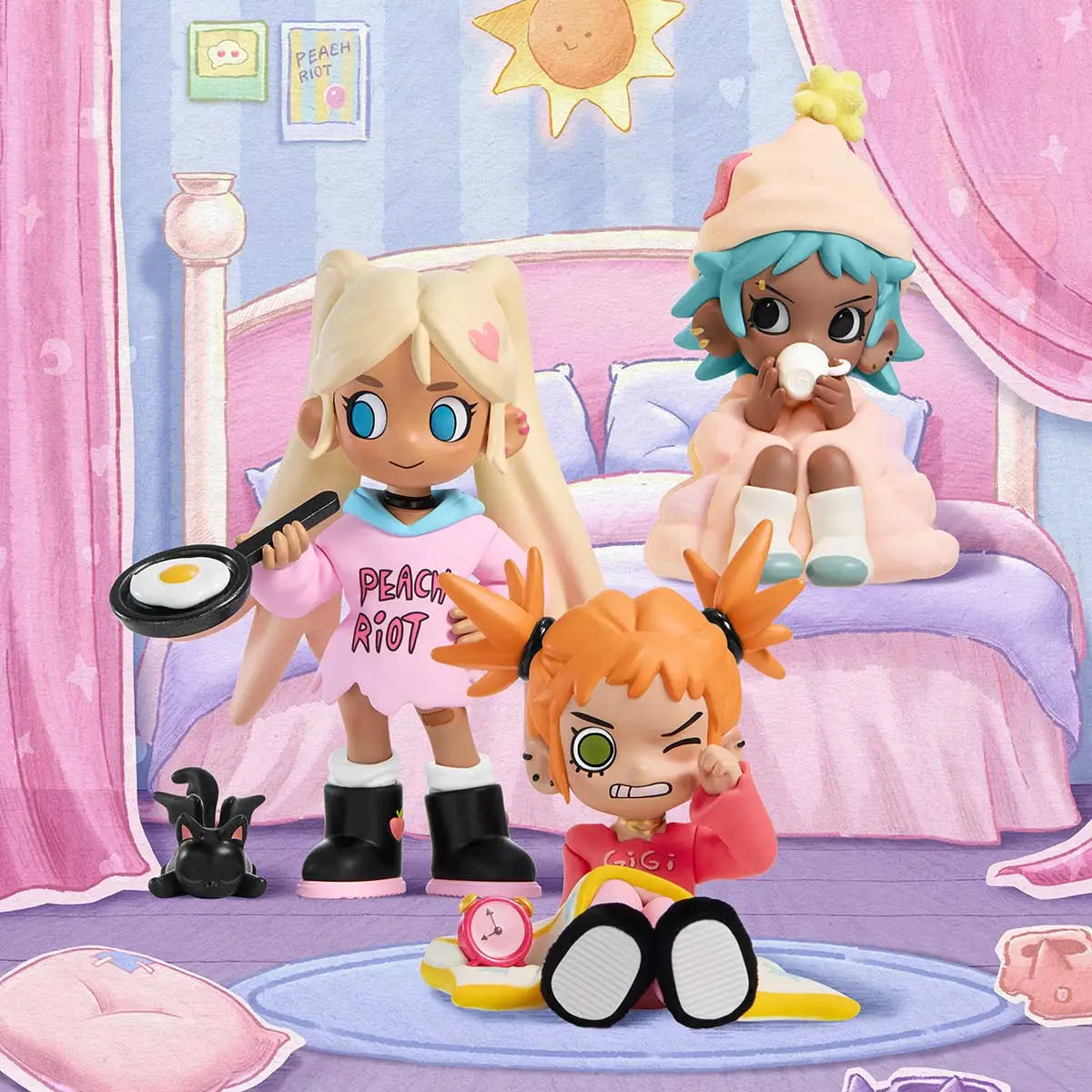 Lil Peach Riot Sleepover Pop Mart