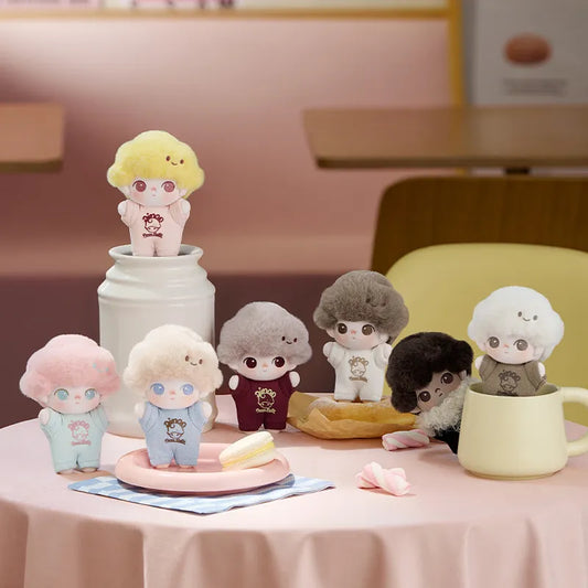 DIMOO Crush on Coffee Series-Soft-faced Plush Keychain Blind Box Pop Mart