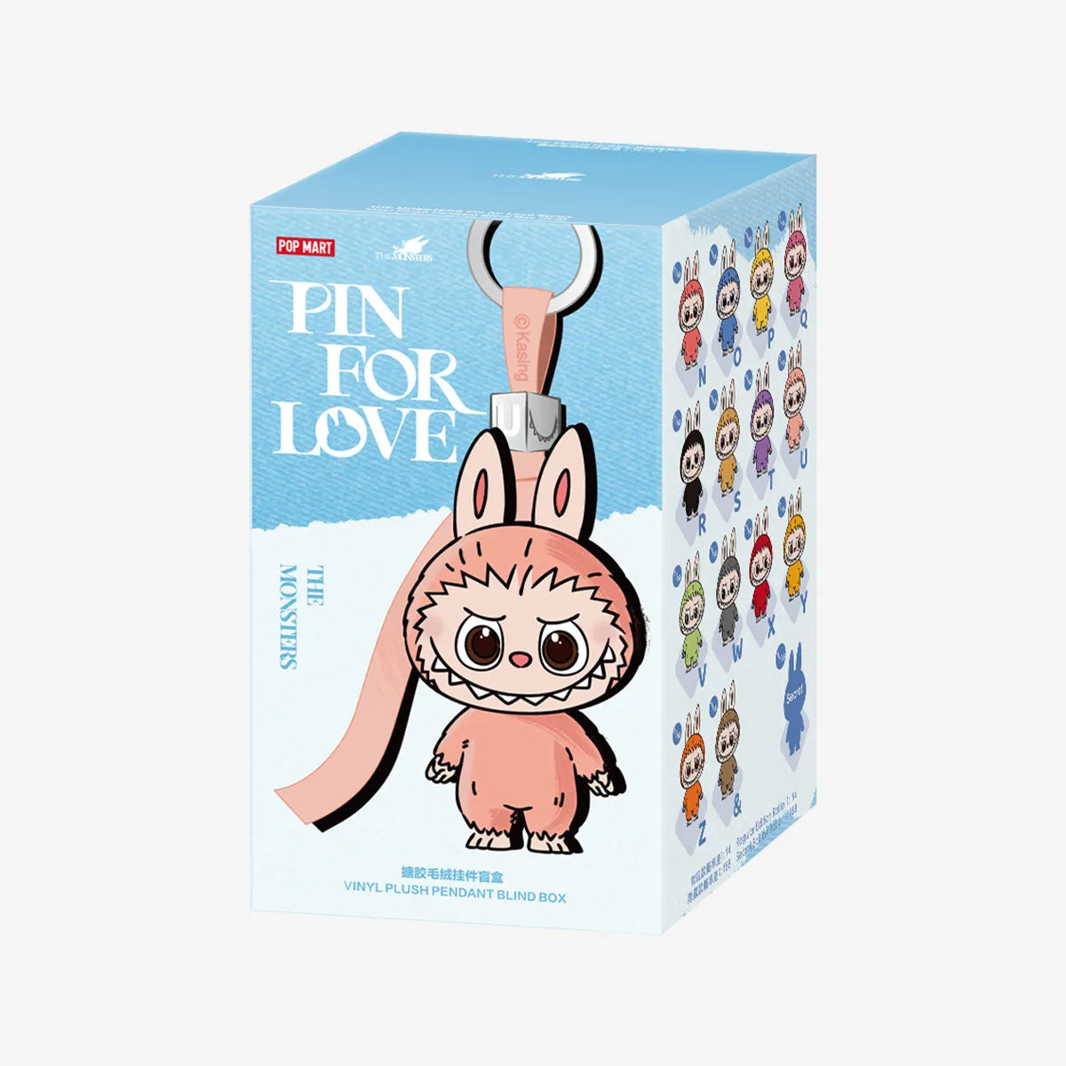 The Monsters Pin For Love Series Vinil Plush Pendant Blinr Box Labubu Pop Mart