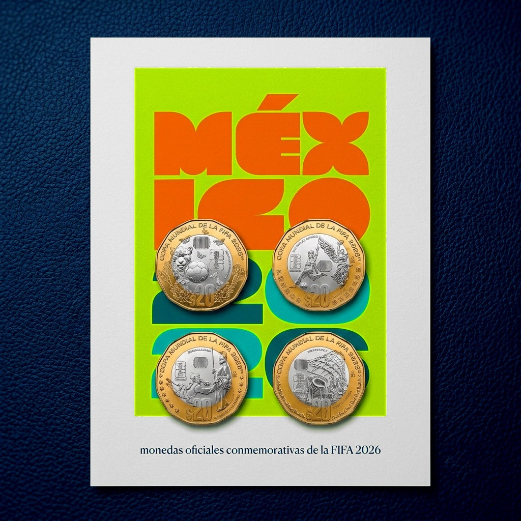 Set de Monedas Conmemorativas FIFA World Cup 2026™️ México