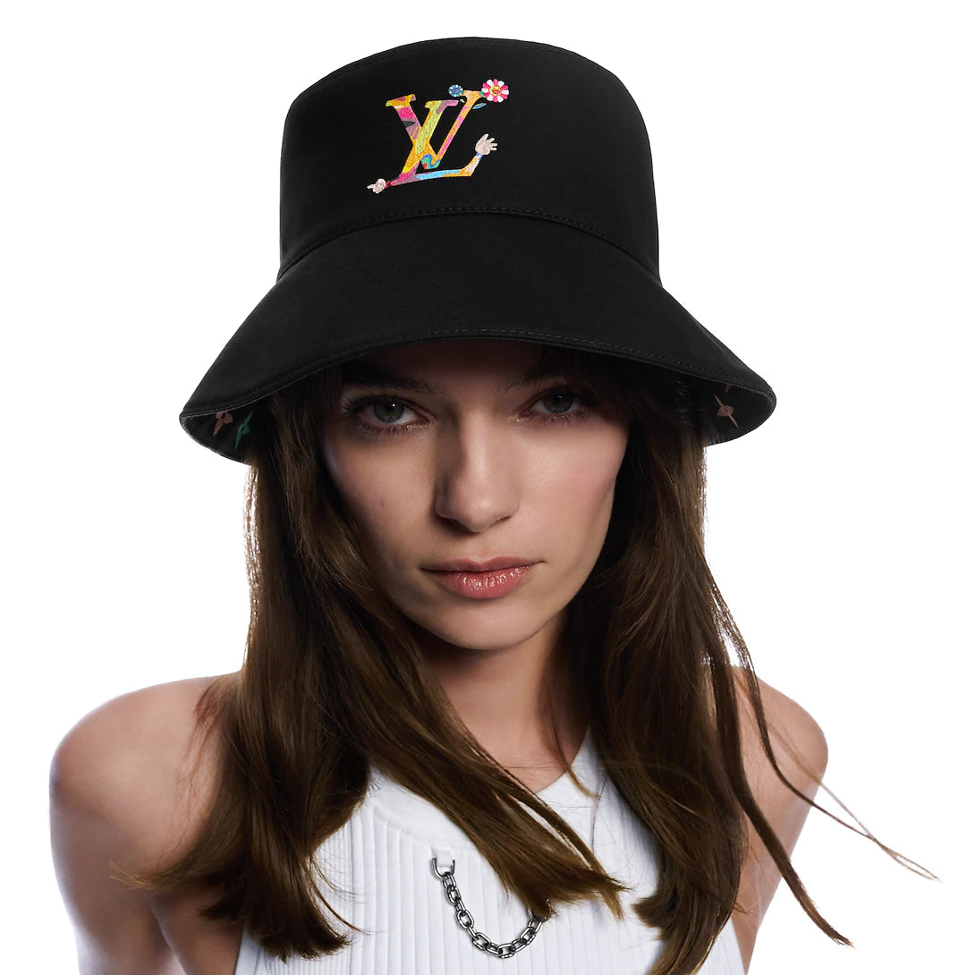 LV x TM Reversible Superflat Bucket Hat