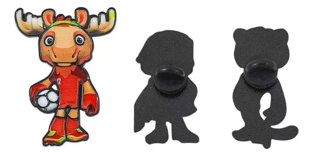 FIFA 2026 - Pin Metálico Oficial de la Mascota Maple™ el Alce (Canadá)