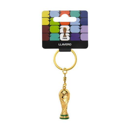 FIFA 2026 - Llavero Oficial Trofeo Dorado 3D de la Copa Mundial
