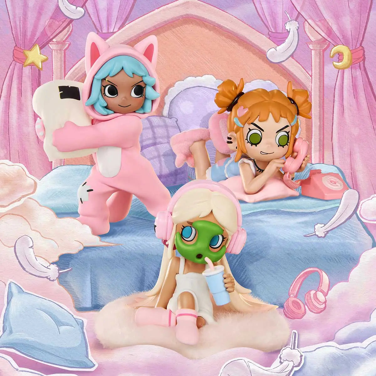 Lil Peach Riot Sleepover Pop Mart
