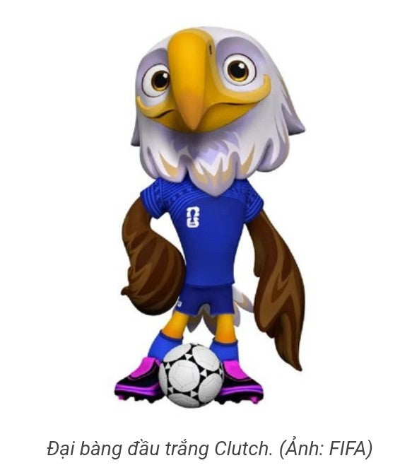 FIFA 2026 - Pin Metálico Oficial de la Mascota Clutch™ el Águila (Estados Unidos)