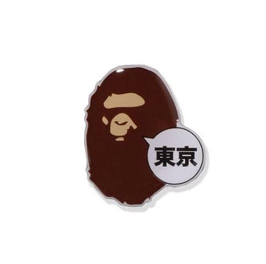 A Bathing Ape Tokyo Ape Head Pin Limited Tokyo Edition Bape