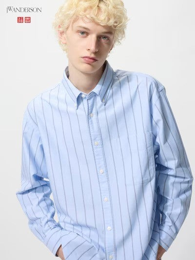 Uniqlo  X Jw Anderson Oxford Oversized Long Sleeve Shirt