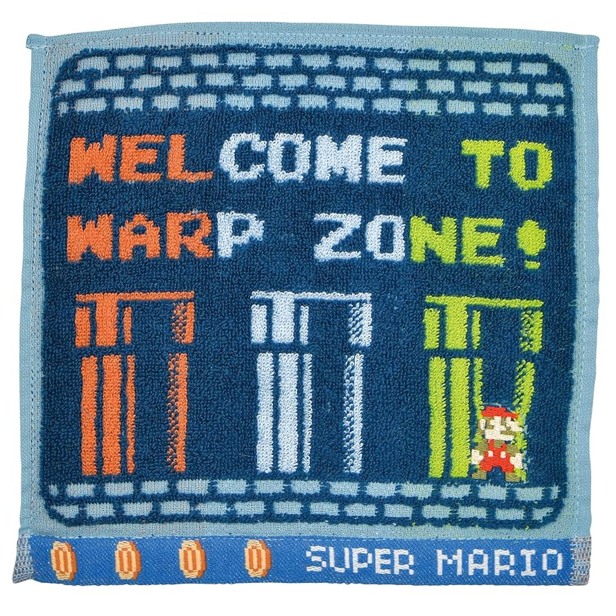 Marushin Mini Towel Super Mario Warp Zone